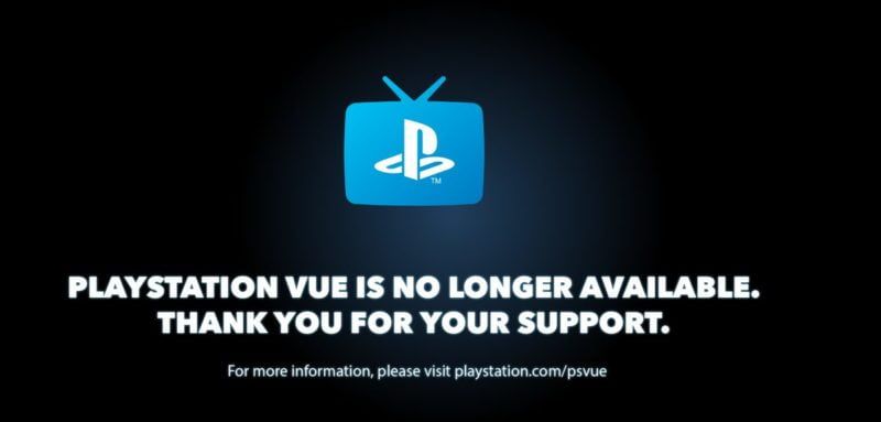 Goodbye PlayStation Vue, hello YouTube TV