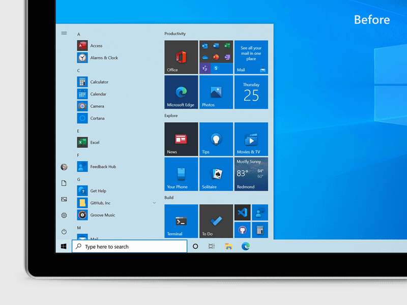 The new Windows 10 improves touch devices and adds a new taskbar