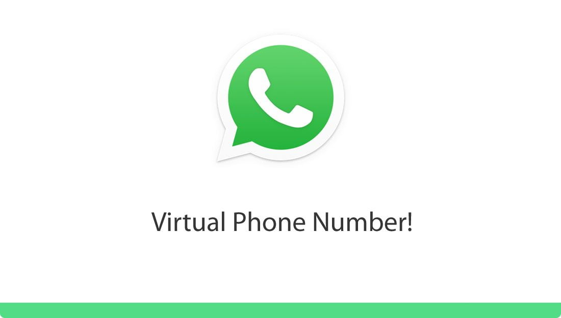 How to get a virtual phone number for a second WhatsApp?