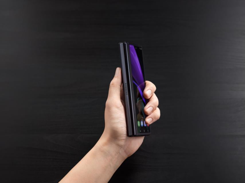 The hinge of Samsung Galaxy Z Fold 2