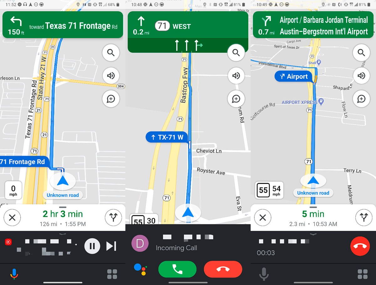 Google 지도의 특별 운전 모드가 여기에 있습니다.