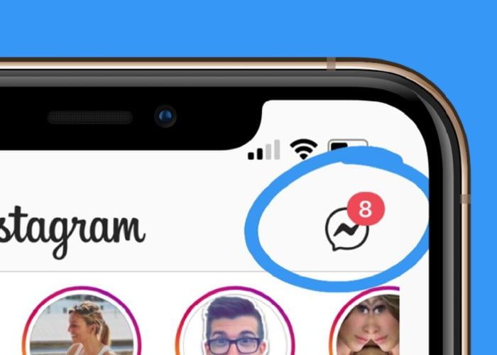 Why does new direct message icon appear on Instagram?