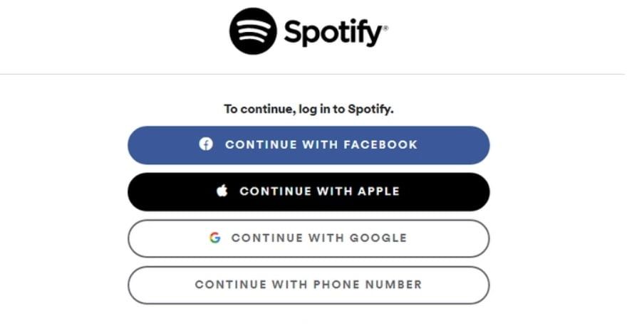 cant get into spotify