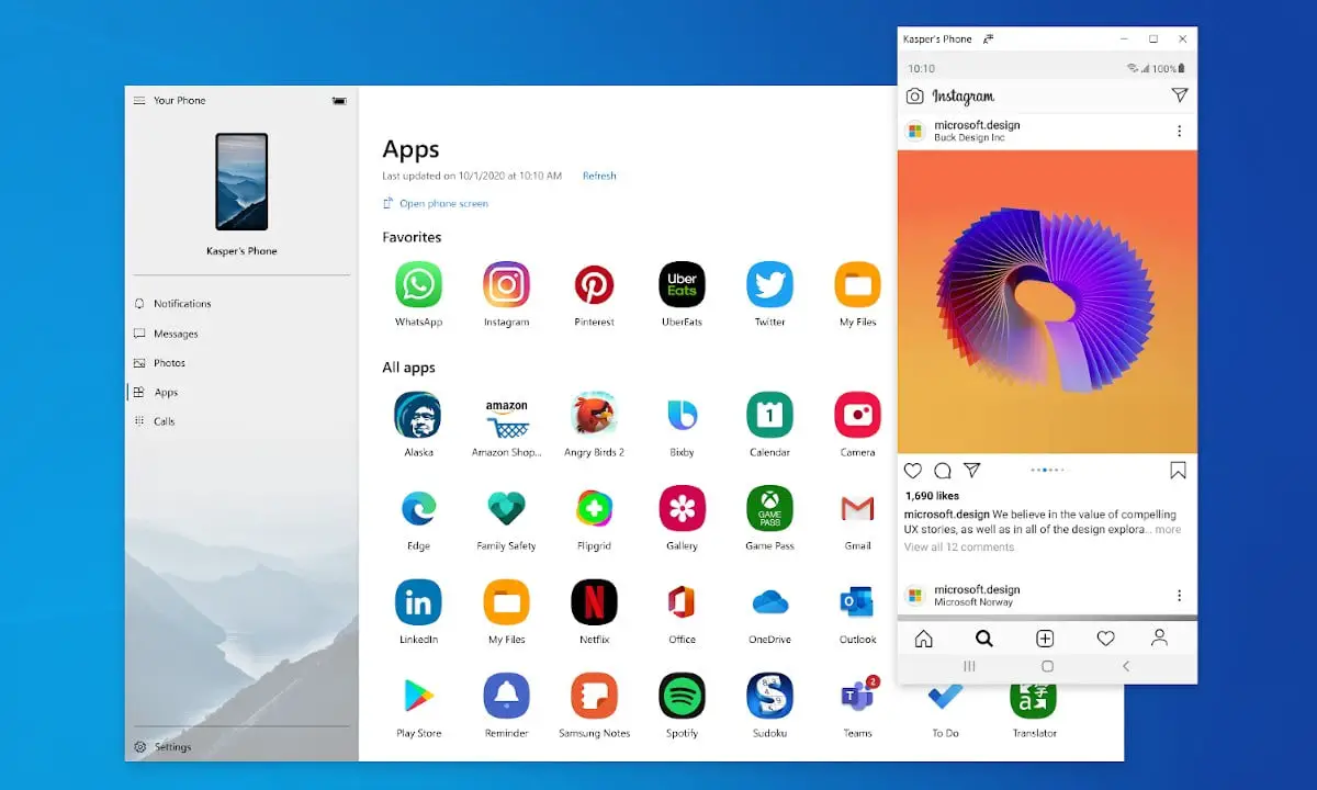 Microsoft plans to run Android apps on Windows 10 in 2021