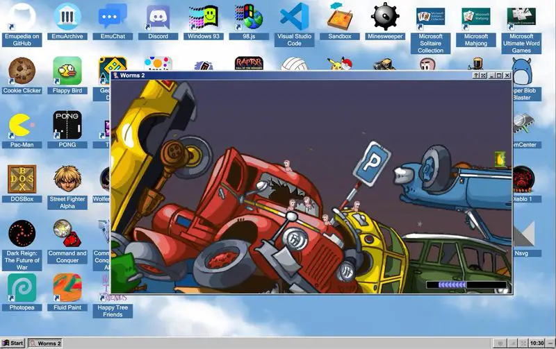 EmuOS: Play the classic games on a browser for free