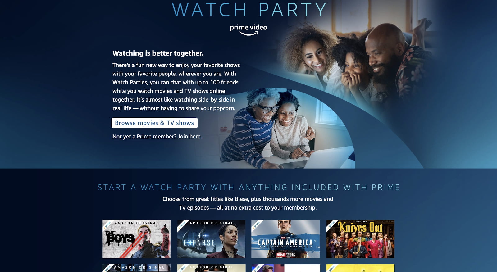 Watch Party feature is introduced for Amazon Prime Video