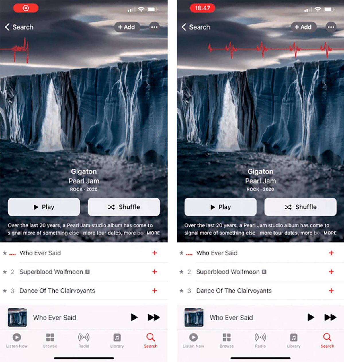 Apple Music update brings motion album covers to the streaming app