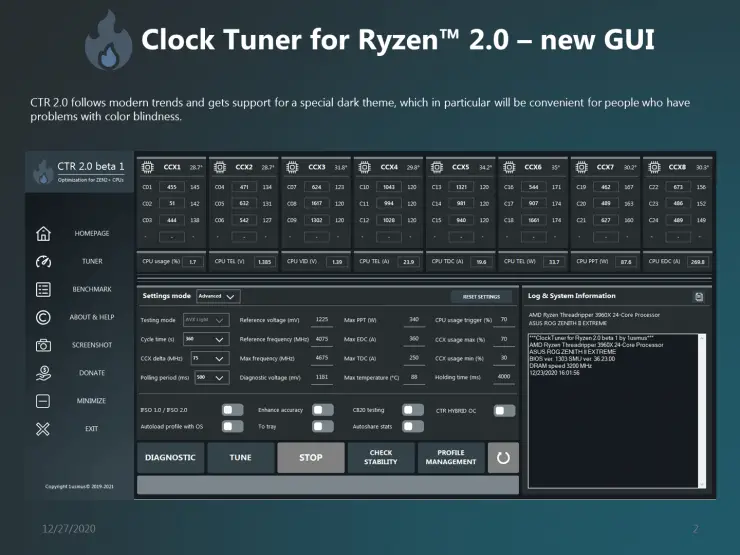 Clock Tuner for AMD Ryzen 2.0 announced