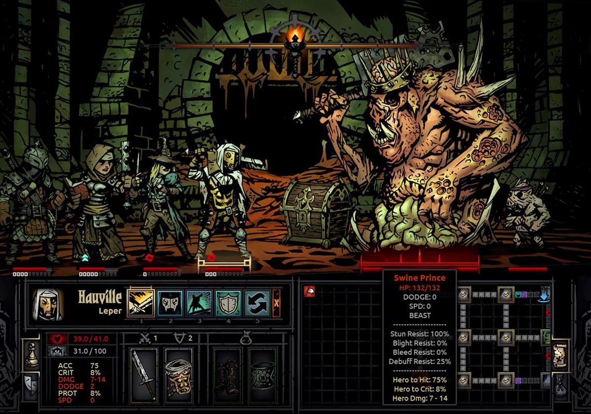 Download the Darkest Dungeon for free from the Epic Games Store