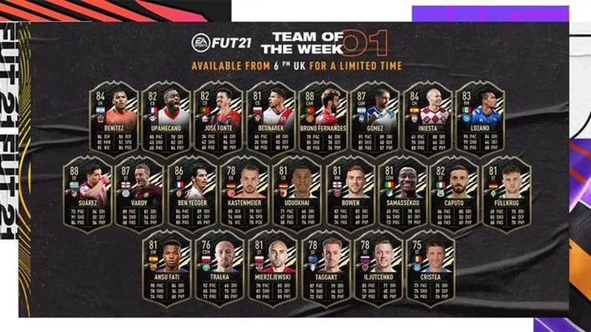 TOTW in FIFA 21 What is it and when does a new one come out