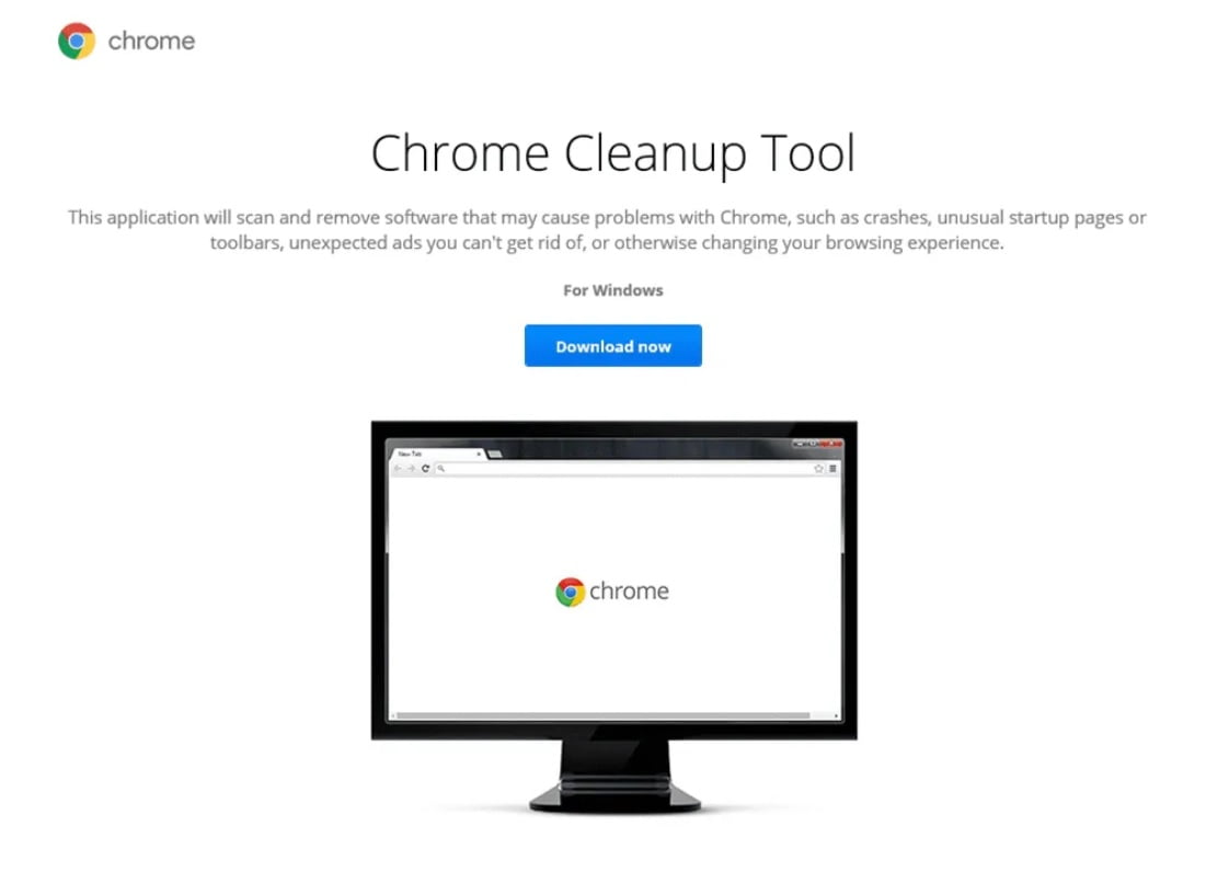 Google Chrome Cleanup is an integrated anti-malware tool developed by ESET