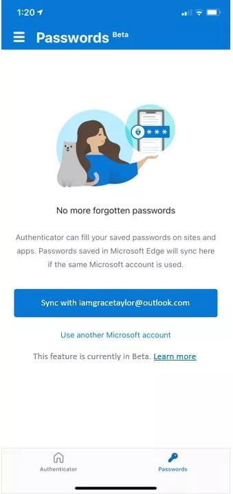 The new Microsoft password manager now works in Edge, Chrome and mobile devices
