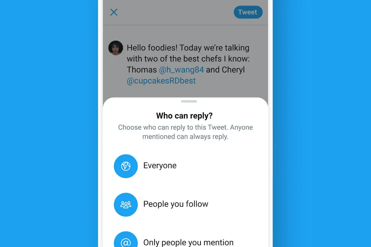 How to use "Who Can Reply" feature on Twitter?