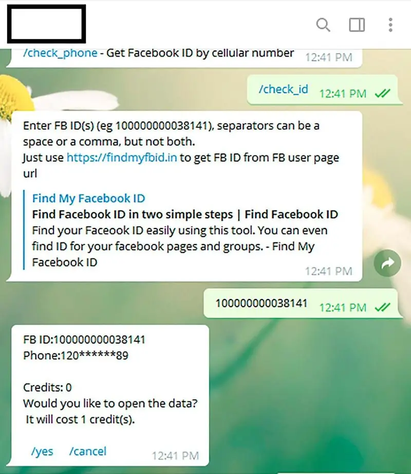 Millions of leaked Facebook phone numbers exposed in Telegram bot