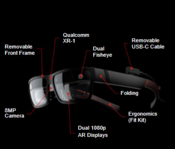 Lenovo ThinkReality A3 smart glasses will show up to five virtual screens