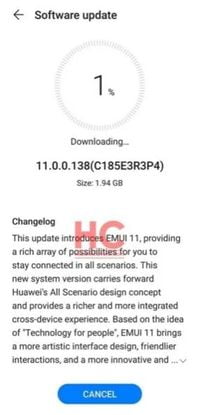 EMUI 11 update released for Huawei Nova 5T
