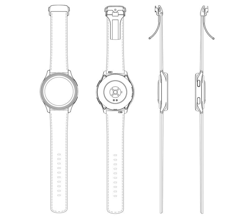 OnePlus smartwatch design unveiled This is what the watch will look like according to the registered patent