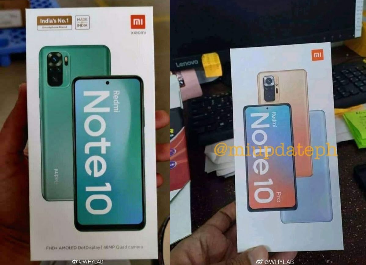 The first real images of the Xiaomi Redmi Note 10 are leaked