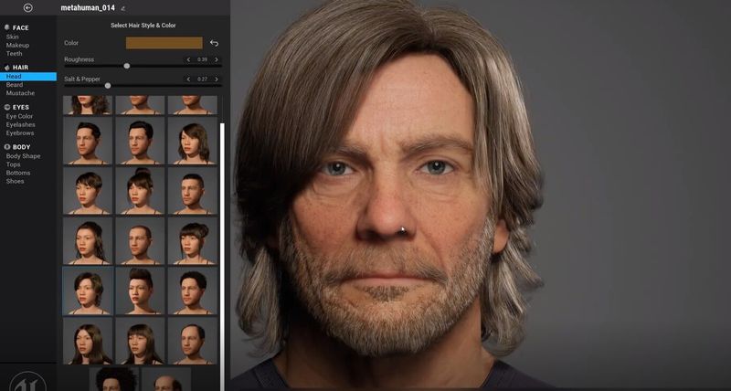 The creators of Unreal Engine present MetaHuman Creator, a web tool to create photorealistic avatars in minutes