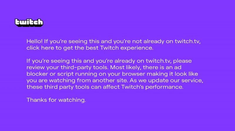 What is Twitch purple screen error and how do I fix it?