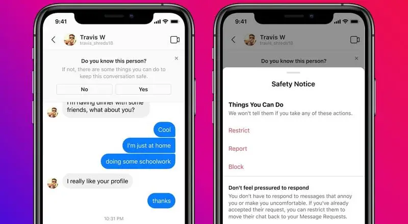 Instagram will prevent adults from sending messages to teens who don't follow them
