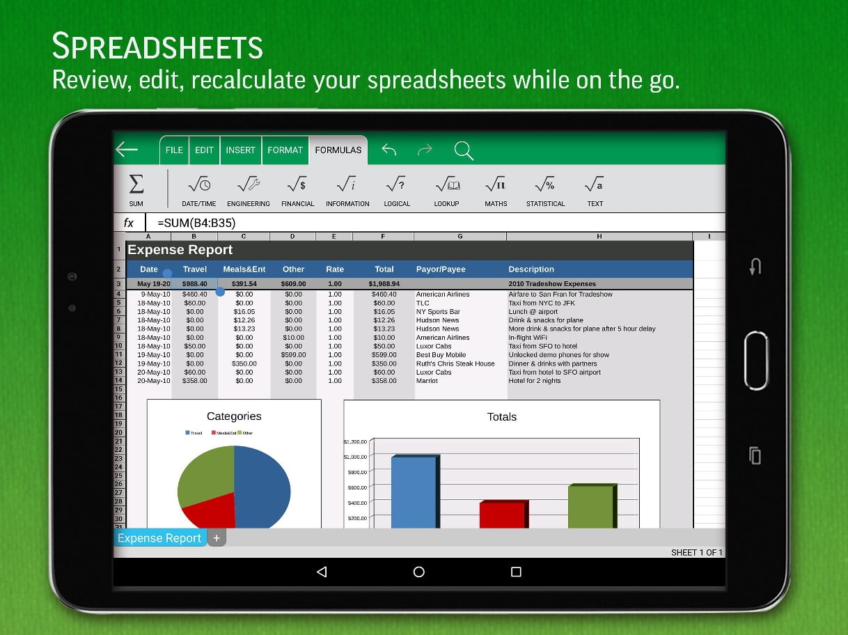 Best Microsoft Excel alternatives for Android