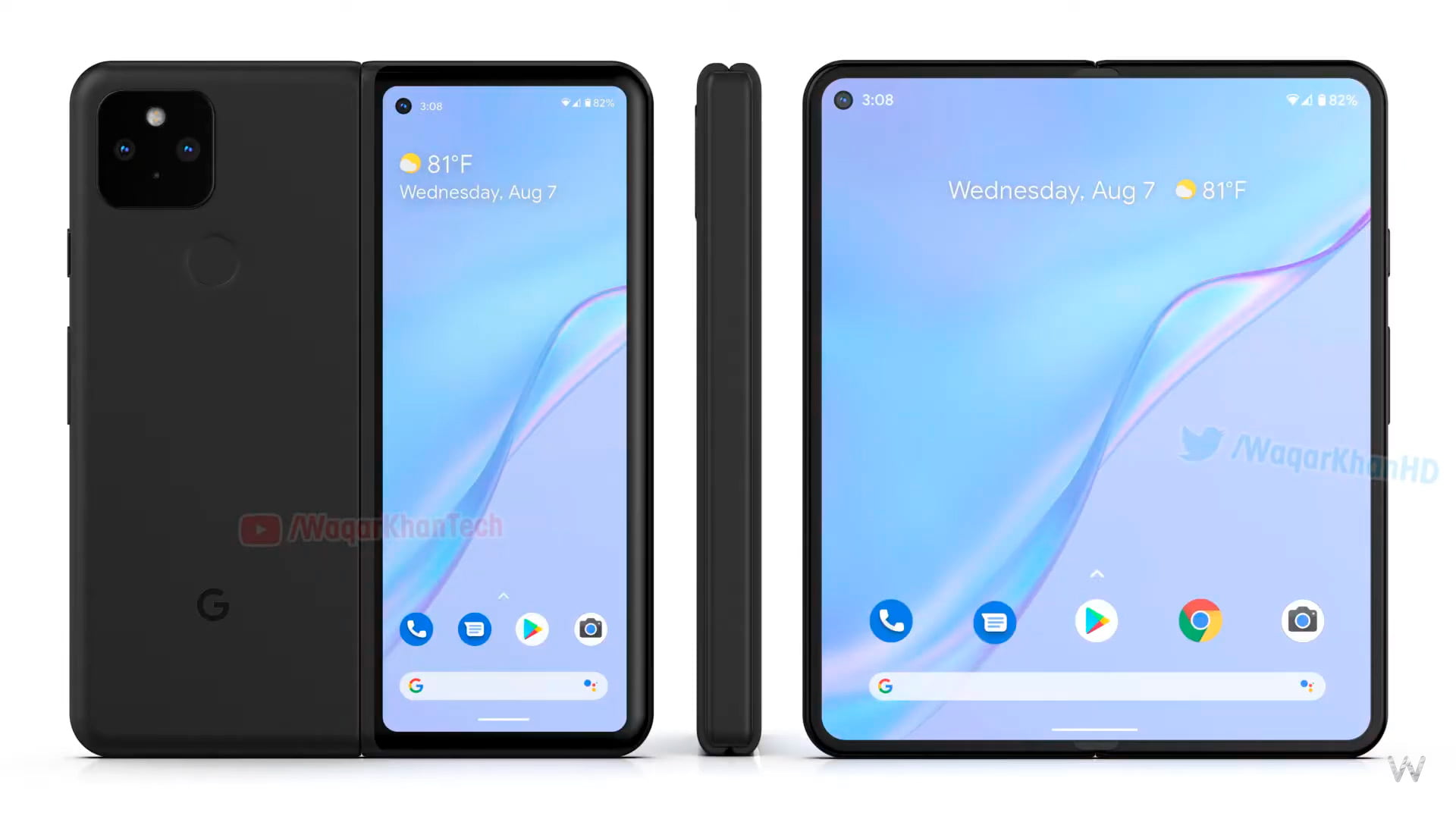 This video shows what a Google Pixel foldable could look like