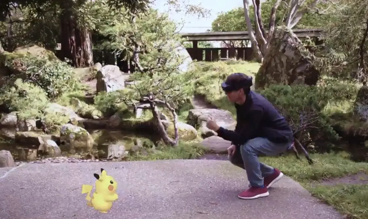Microsoft Mesh is presented with a Pokémon GO demo on HoloLens 2