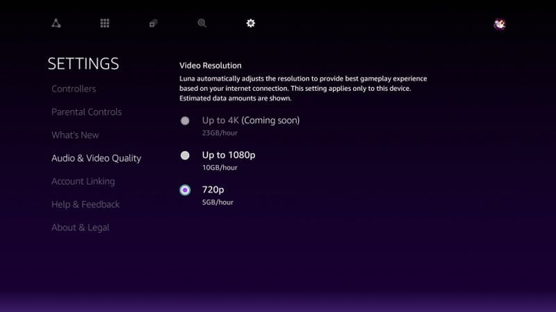 Amazon Luna, Stadia's competitor, to support 720p resolution for slower connections