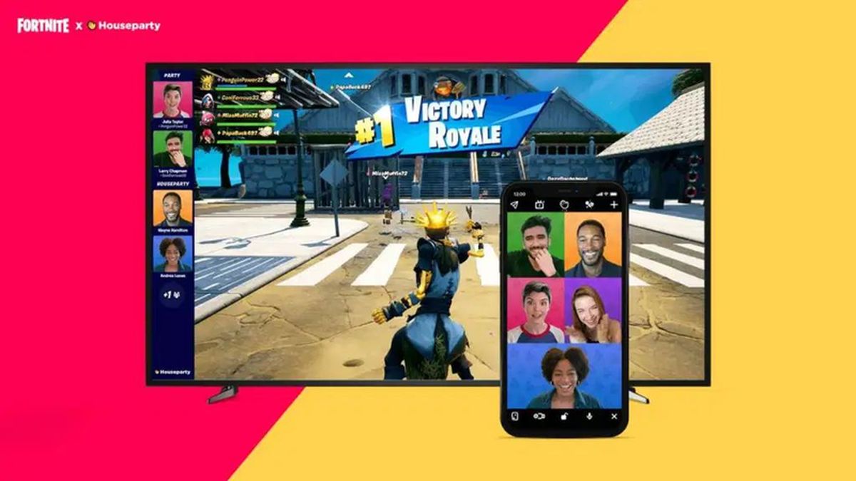 Fortnite players can now share live streams on Houseparty