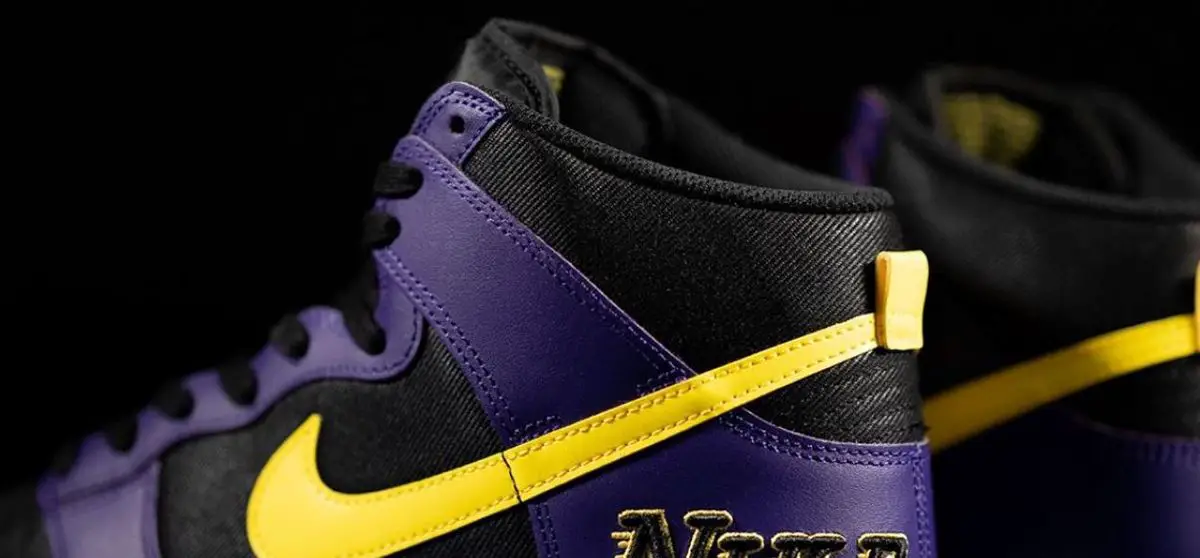 Nike Lakers Dunk High reviving with 80's logo