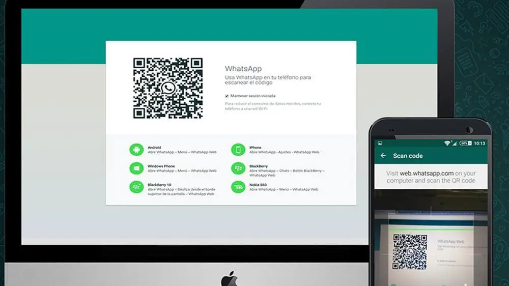 How to find the QR code to enter WhatsApp Web?