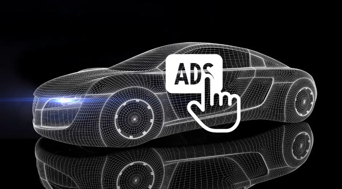 Ford patents technology to display ads in cars