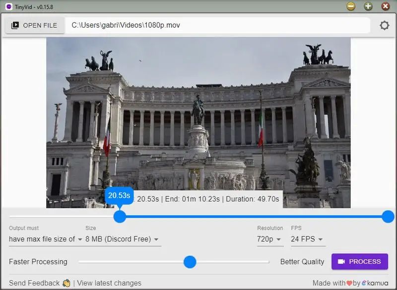 How to compress videos to send them via WhatsApp or Discord?