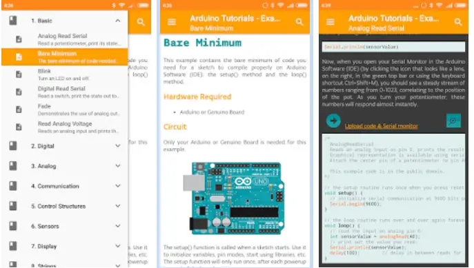 Best free apps to learn Arduino on Android