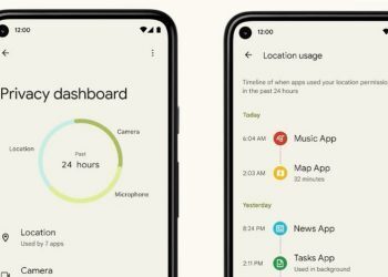 Android 12 shows the new privacy panel with its new beta