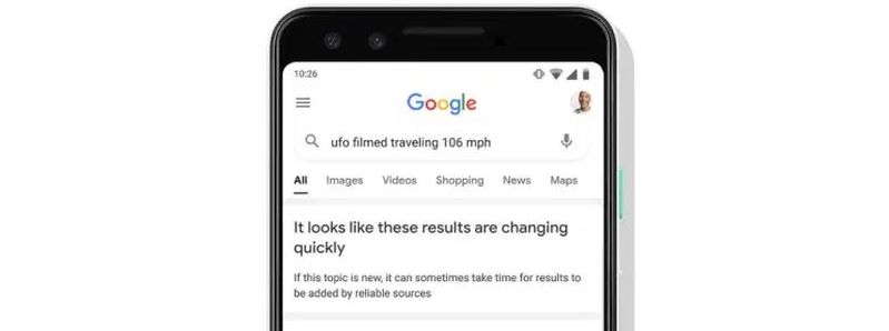 Google changes its search engine with a warning about new trends