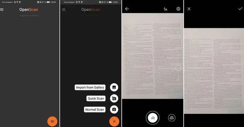 OpenScan: An open-source document scanner for Android