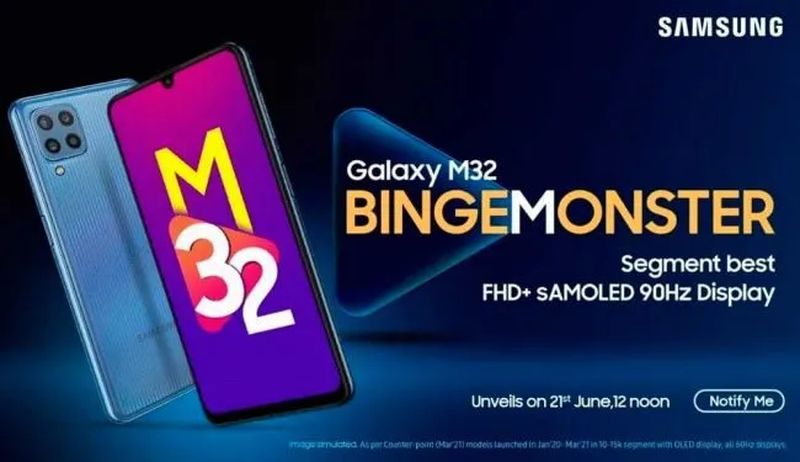 Samsung Galaxy M32 features and price revealed