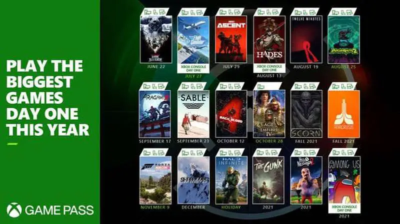 All games announced for Xbox Game Pass at E3 2021 conference