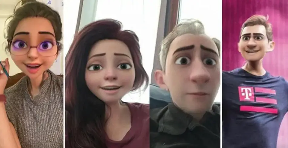 How to use Disney or Pixar style 3D cartoon filter on Instagram and Snapchat, Cartoon Face 3D and 3D Cartoon Lens filters will help you turn your selfie into a cartoon character.
