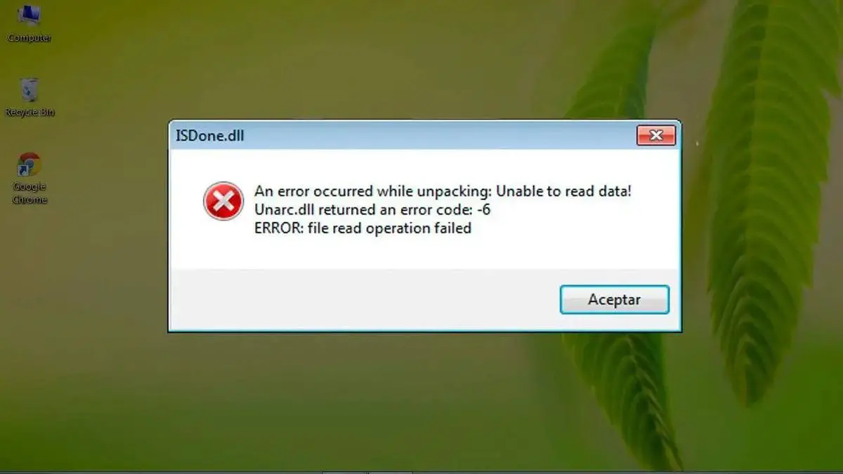 how to fix isdone dll error while installing the game