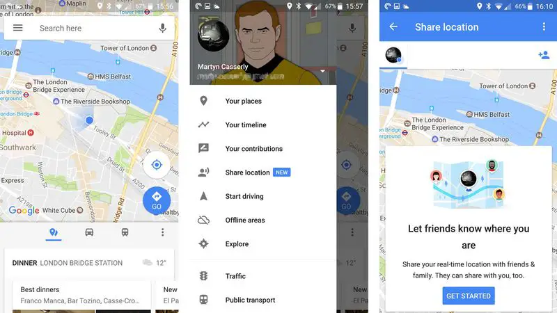 How to share your location on Google Maps?