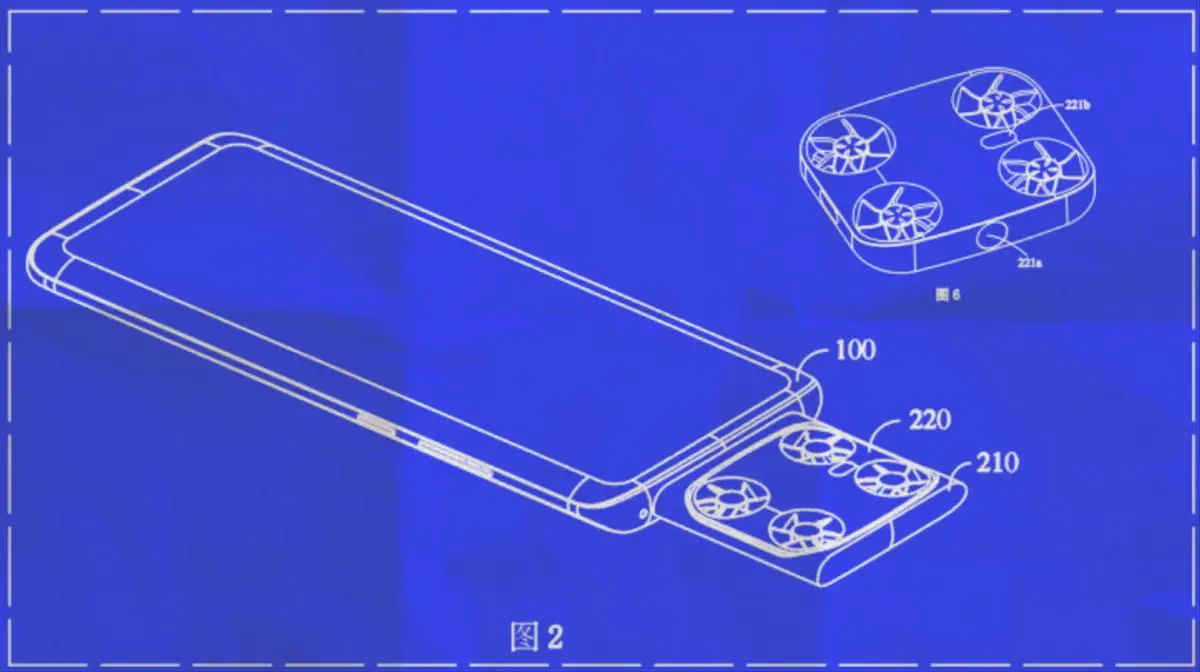 Vivo's new patent shows how mobile drone cameras could look in the future