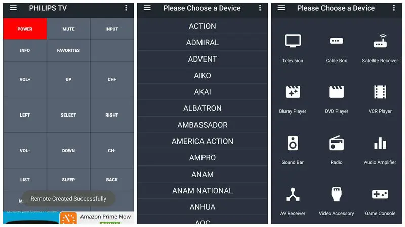 How to use a smartphone as a TV remote control?