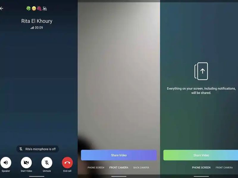 Telegram allows screen sharing during video calls in beta