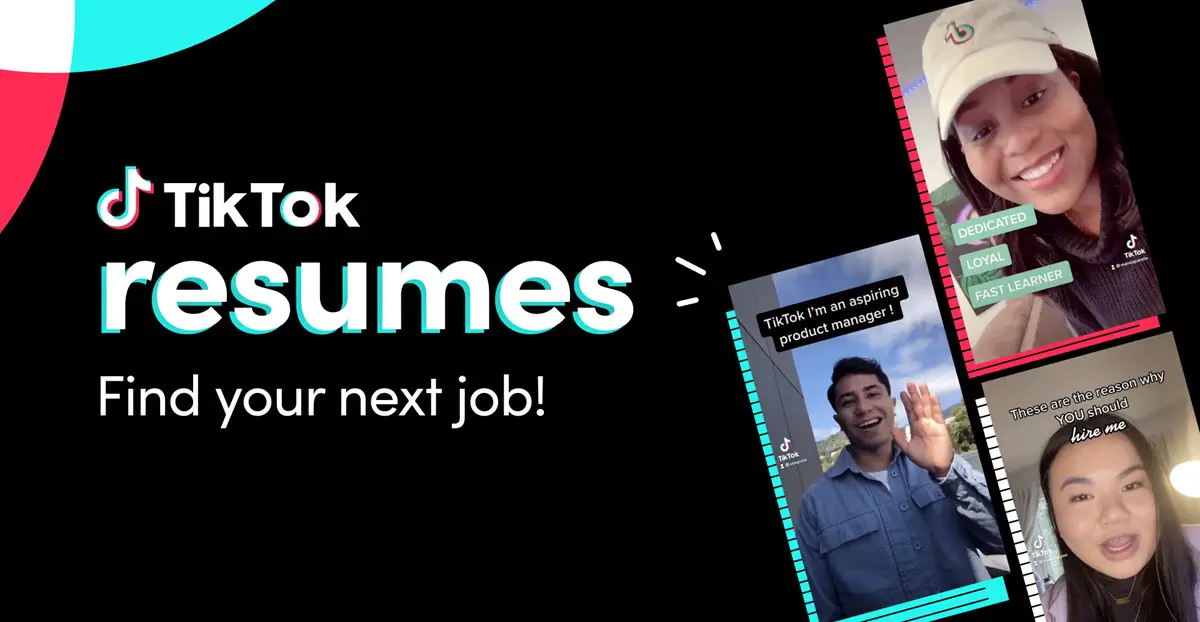 TikTok allows users to create video CVs to apply for jobs