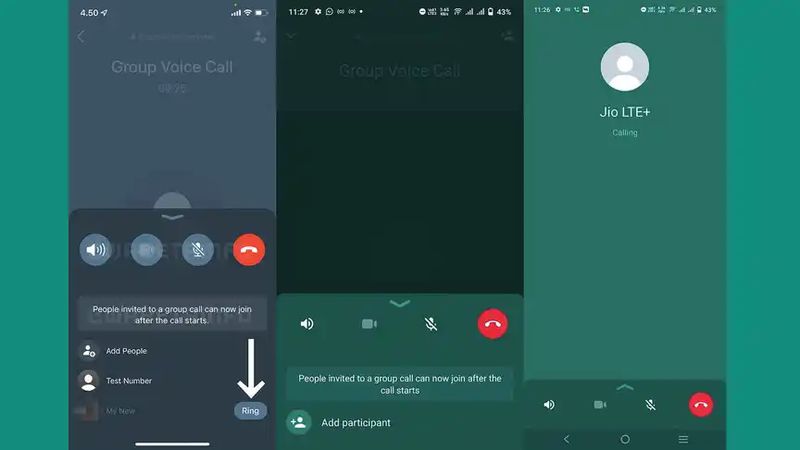 Whatsapp will allow to enter in the middle of a video call