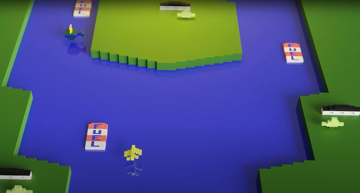 How did Atari 2600 games would look like if they were in 3D?