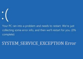 How to fix the system service exception error on Windows 10?